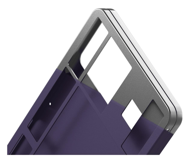 DARK PROJECT ALU87A Violet/White G3MS Mech RGB - 1301393 - zdjęcie 6
